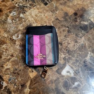 Coach credit card n coin wallet